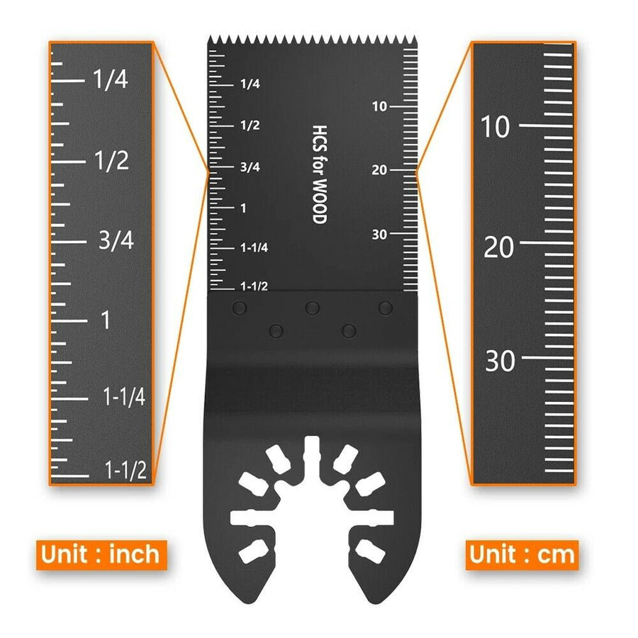50 броя ножове нож за метал и дърво за мултифункционален инструмент 34 mm 3.4 cm