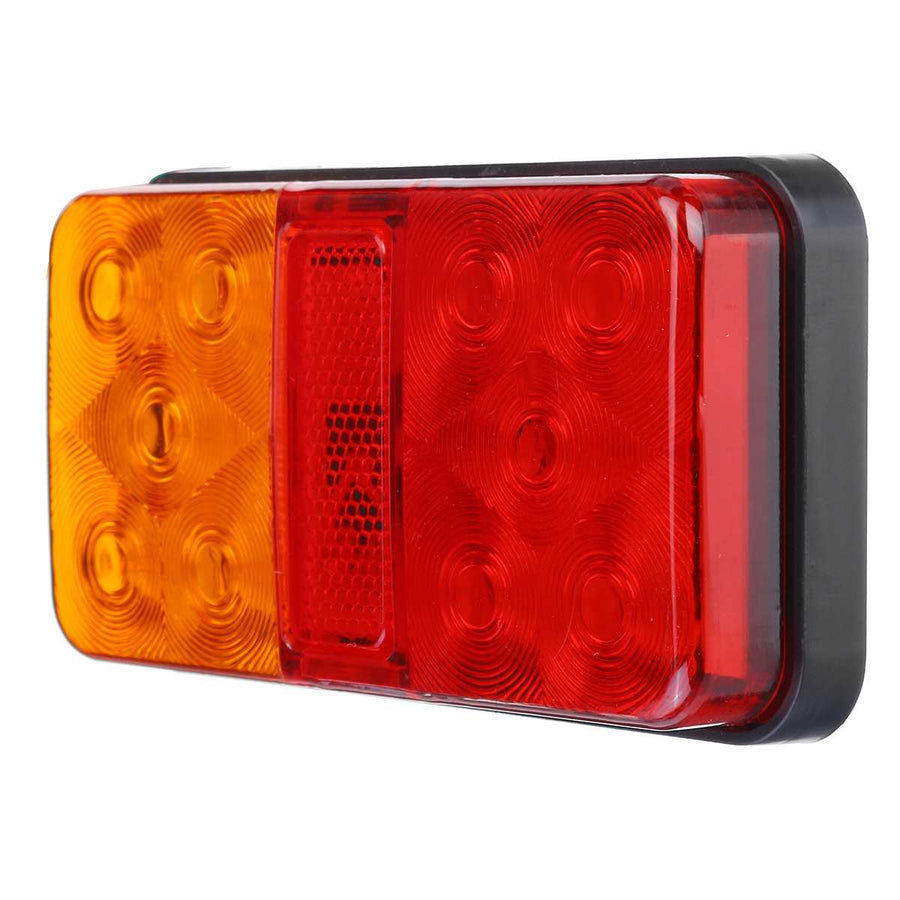 Комплект LED Диодни Стопове Стоп Задна Светлина Slim 12V За Камион Ремарке Бус Ван Каравана и др. 15 cm x 8 cm