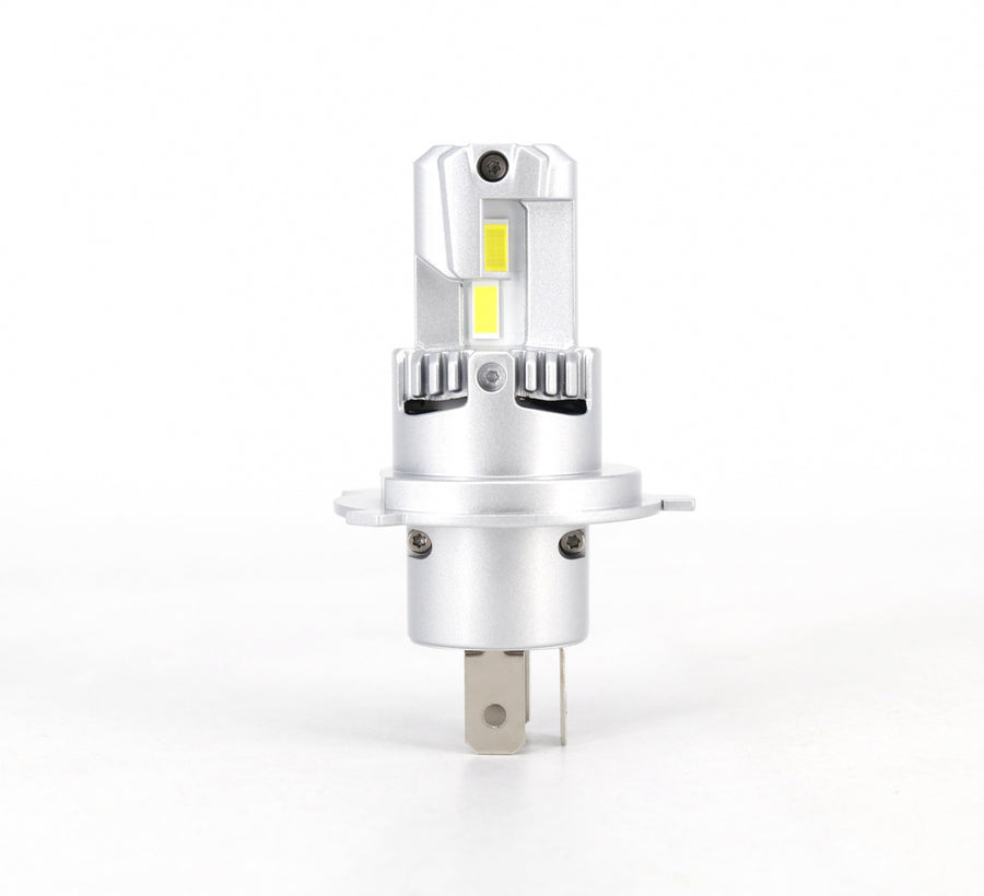 Комплект Умалени Мини LED Крушки E4P H4 12V 50W 15000lm Canbus къси/дълги