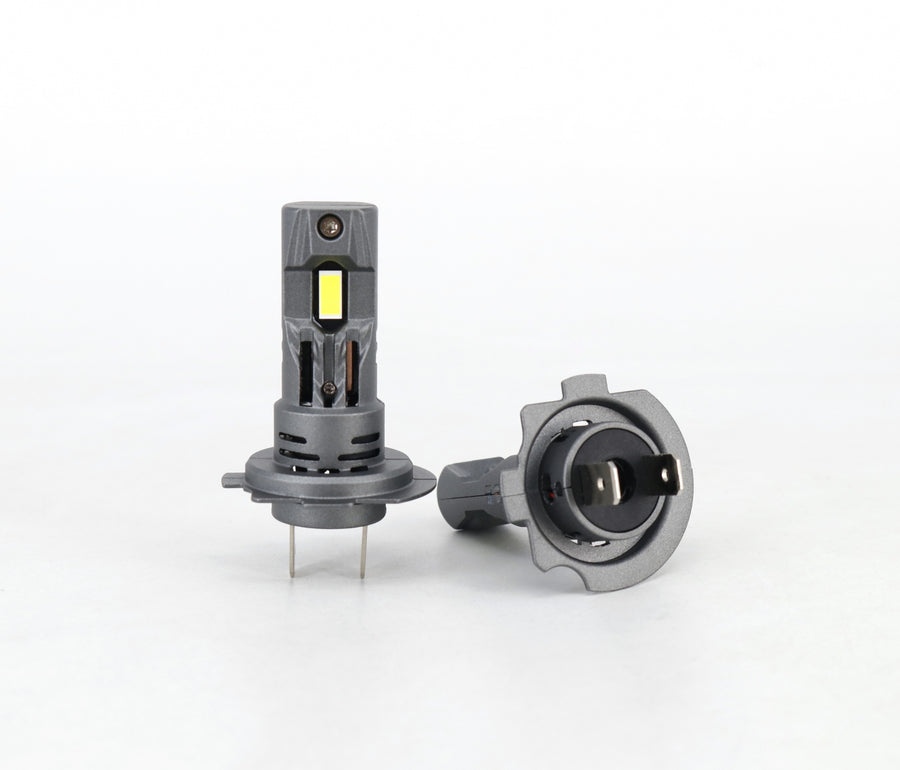 Комплект Умалени Мини LED Крушки E4S H7 H18 12V 50W 15000lm