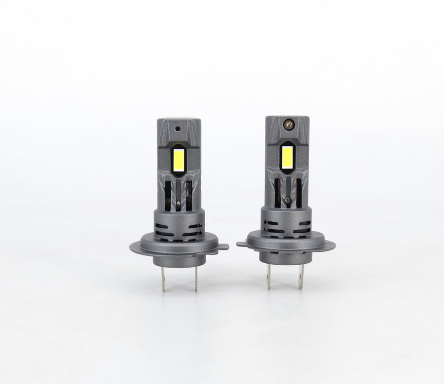 Комплект Умалени Мини LED Крушки E4S H7 H18 12V 50W 15000lm