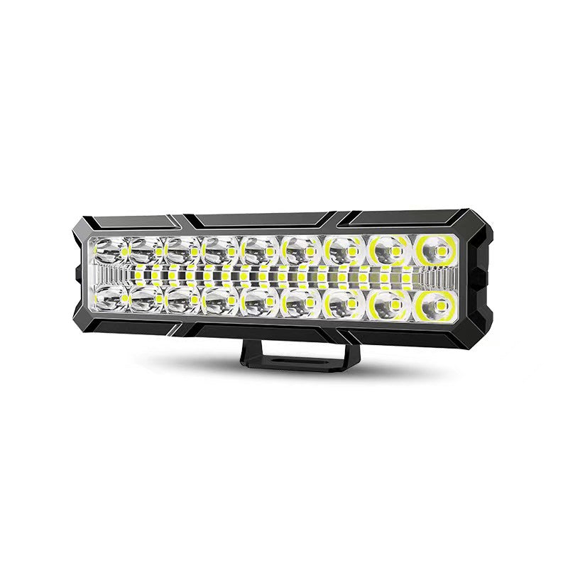 15.5 cm 93W Диоден Прожектор Супер Мощен Халоген Led Bar Лед Бар Бяла Комбиниранa Светлина 12V - 24V За АТВ SUF Джип 4х Offroad Камион