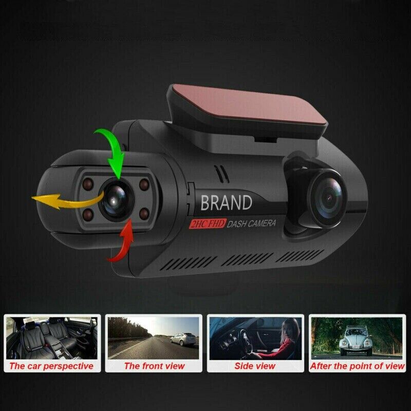 Видeорегистратор за автомобил Full HD 1080P 2 камери + 32 GB Micro SD Card карта памет