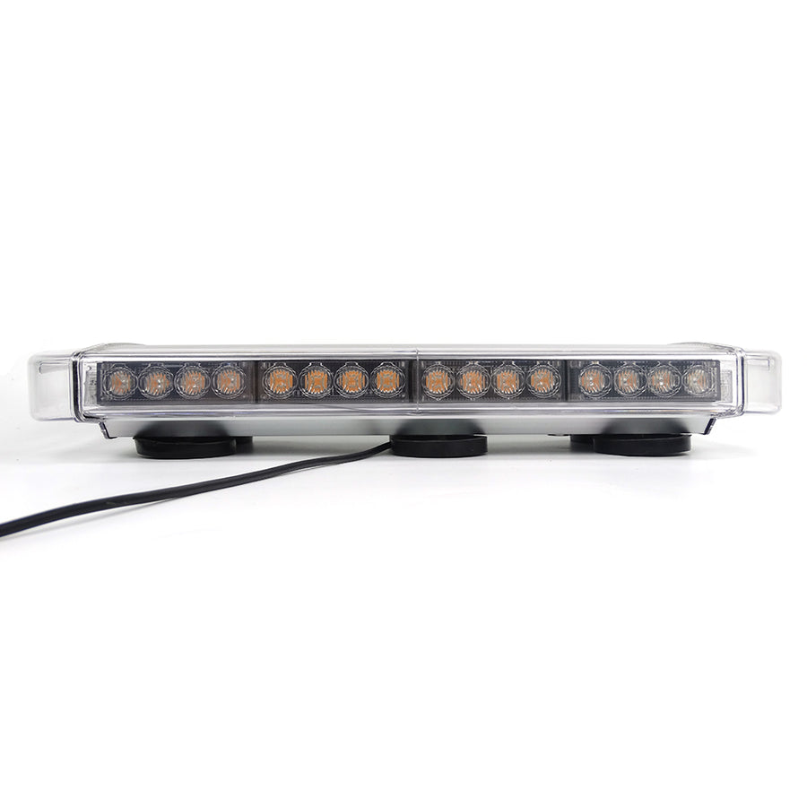 55см LED Аварийна Сигнална Лампа с Магнити, 10 Режима, E-Mark E9, 12V / 24V, Оранжева Светлина, За Пътна Помощ, Репатрак, Платформа, Снегорин, Багер, Бус и Ван