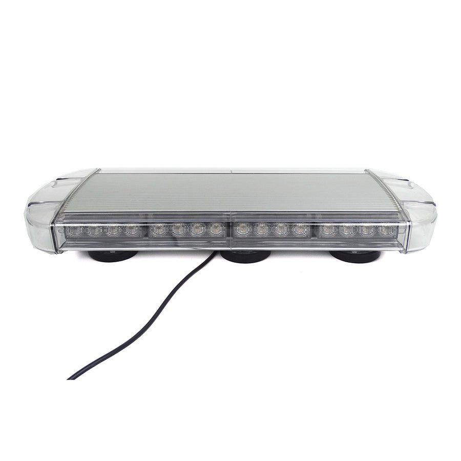 55см LED Аварийна Сигнална Лампа с Магнити, 10 Режима, E-Mark E9, 12V / 24V, Оранжева Светлина, За Пътна Помощ, Репатрак, Платформа, Снегорин, Багер, Бус и Ван