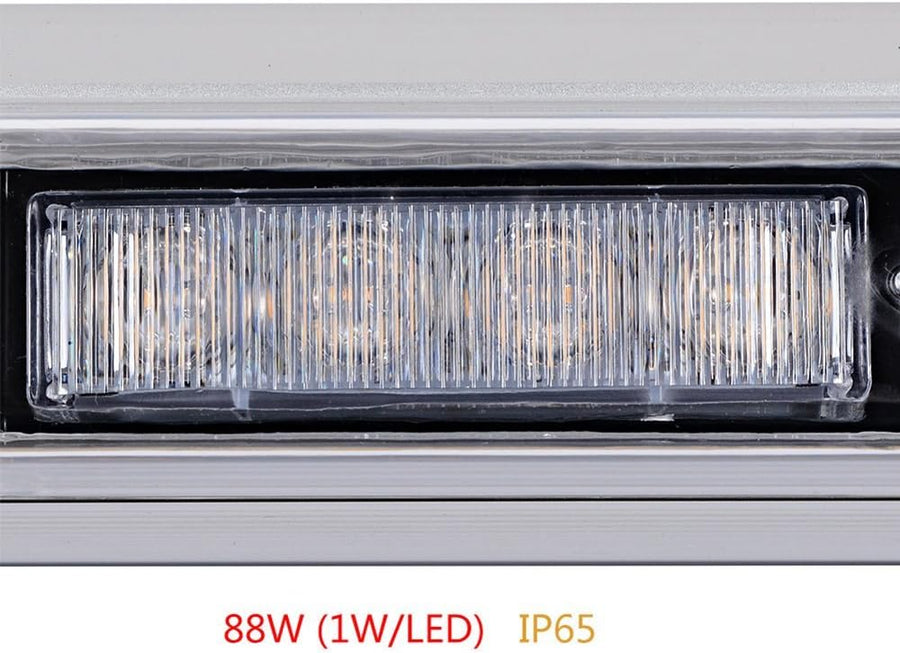 120см LED сигнална лампа, E-Mark E9 Сертифициран, 15 Режима, 12V / 24V - Аварийна Лампа, Маяк за Пътна Помощ, Репатрак, Снегорин, Багер и Специализирана Техника