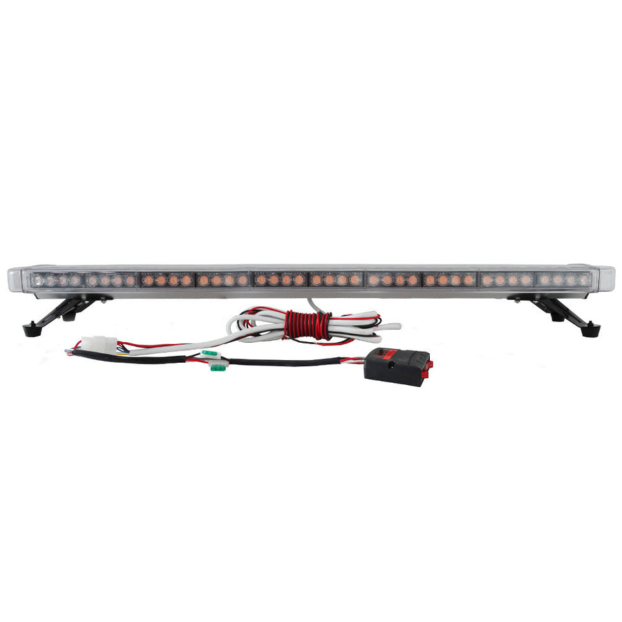 120см LED сигнална лампа, E-Mark E9 Сертифициран, 15 Режима, 12V / 24V - Аварийна Лампа, Маяк за Пътна Помощ, Репатрак, Снегорин, Багер и Специализирана Техника