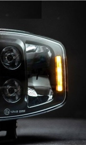 LED ЛЕД 90W Jumbo фар халоген лампа 12V - 24V с DRL parking светлина бяло-жълто за джип камион трактор