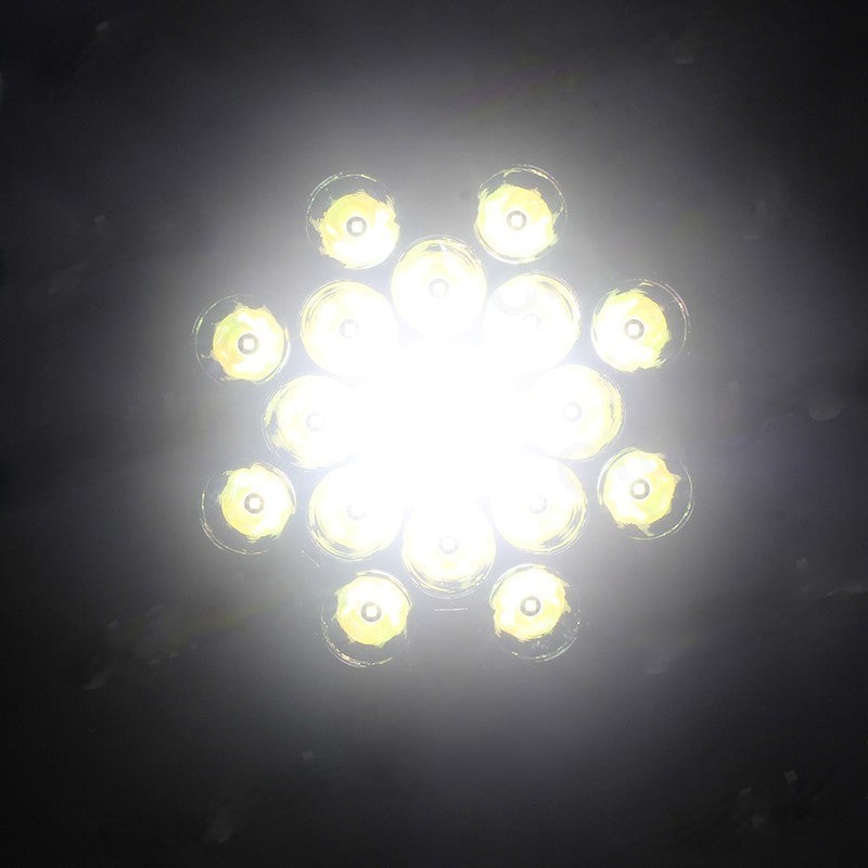 LED Халоген 22см Фар Бяла Светлина + Бяла и Жълта Габаритна 80W 9100lm 12V 24V Е-марк Е9 Бус Ван 4х4 Джип ATV Камион Трактор