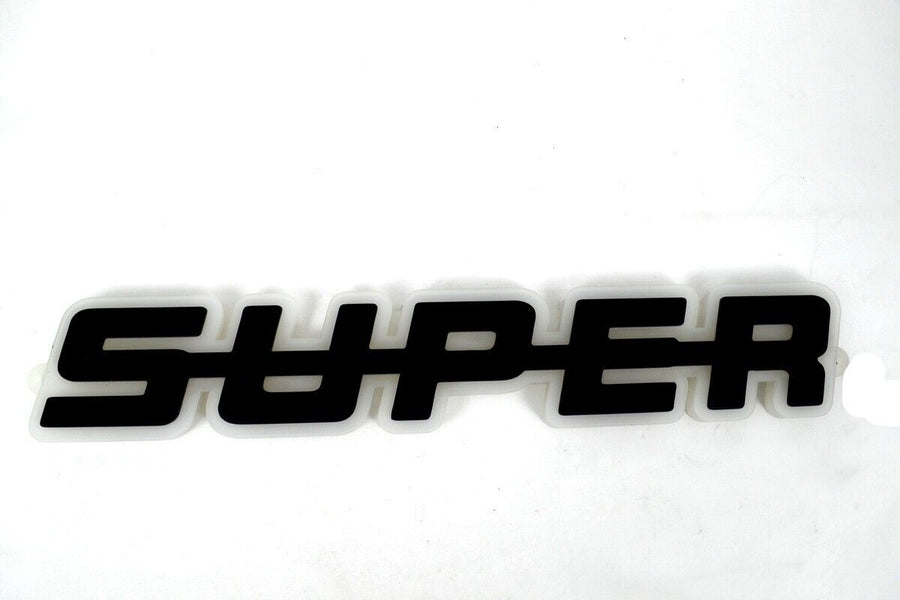 Светодиоден LED Надпис табела SUPER 24V оранжева светлина 40 x 7cm