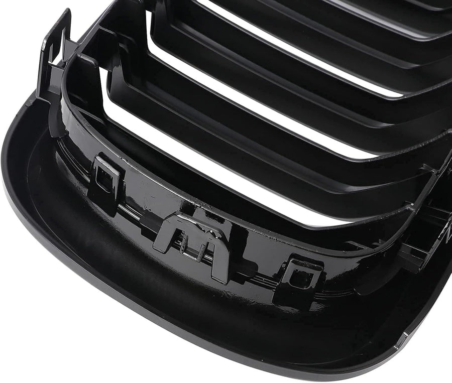 Двойни Бъбреци Решетки За BMW X5 X6 F15 F85 F16 F86 2014+ Черен Гланц Лак