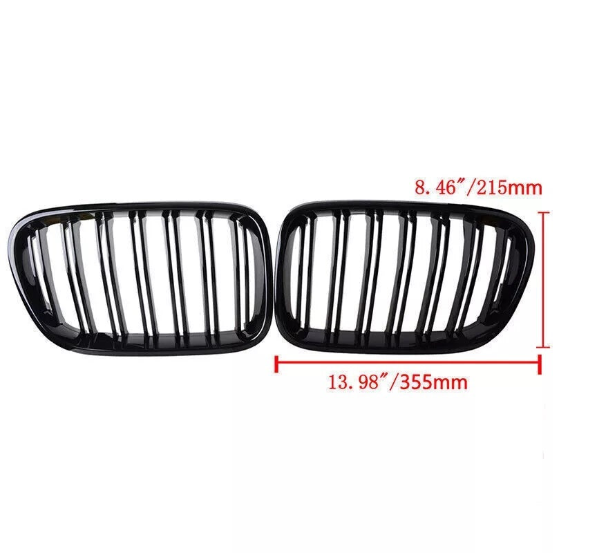Двойни Бъбреци Решетки За BMW X3 F25 Pre-Facelift Преди Фейслифт 2010г.-2014г. Черен Гланц Лак