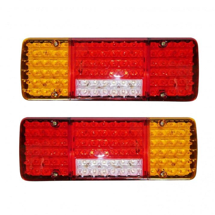 Комплект LED стопове мигач задна светлина 12V за камион бус ТИР, ремарке