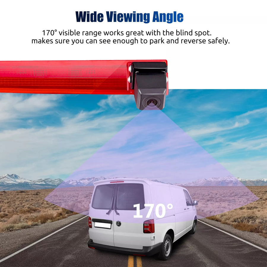 Трети стоп задна светлина за Volkswagen Transporter VW T5 T6 2010+ с вградена камера за задно виждане