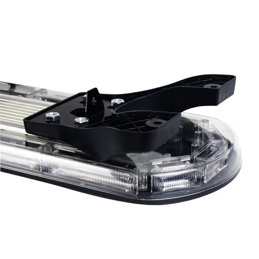 12V 24V LED Диодна Аварийна Сигнална Лампа Буркан 123 см 162W 16 режина Бяло Стъкло За Пътна Помощ Платформа Снегорин и др.