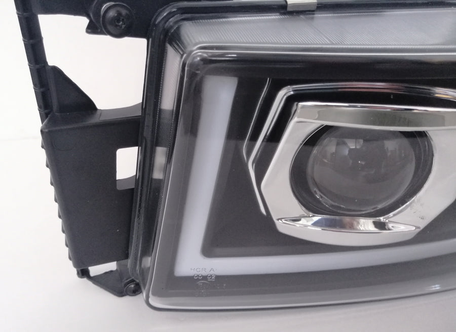 Ляв LED Лед диоден преден фар с DRL дневна светлина за камион Scania P G R S R420 R500 R520 R620 P500 24V