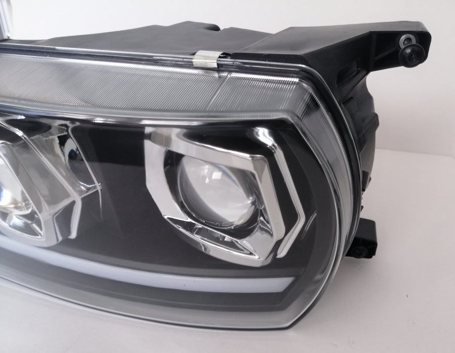 Ляв LED Лед диоден преден фар с DRL дневна светлина за камион Scania P G R S R420 R500 R520 R620 P500 24V