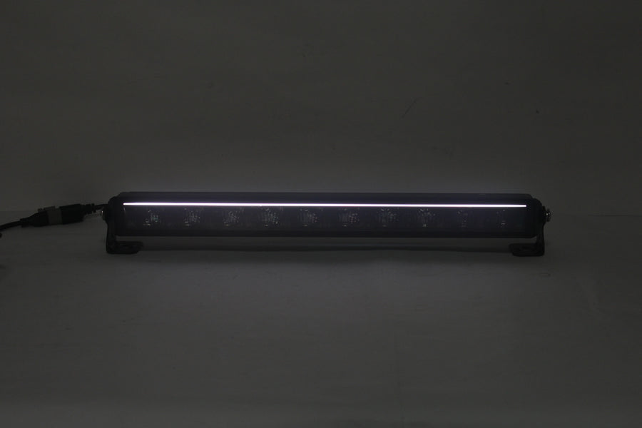 54.5 cm / 22 Инча 12V - 24V Висококачествен Led Bar Лед Бар Диоден Прожектор с бяла и оранжева габаритна светлина DRL мъгла 60W 8500LM