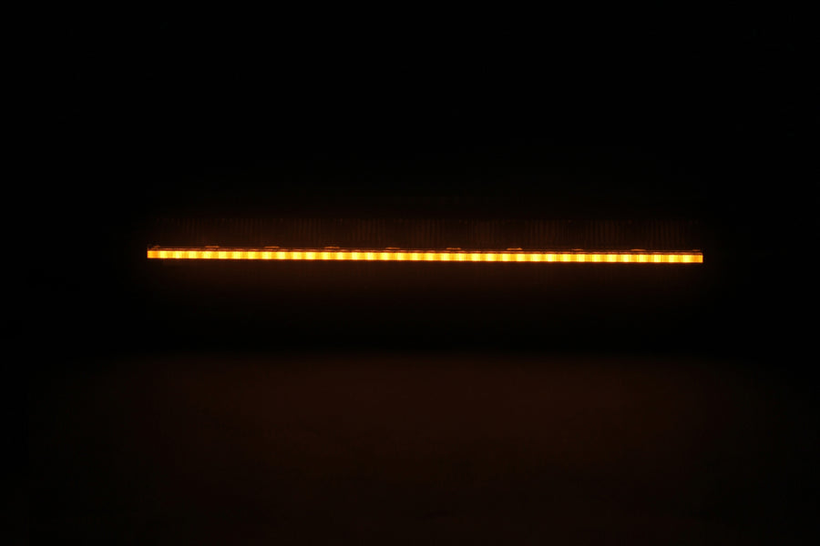 42.8 cm / 17 Инча 12V - 24V Led Bar Лед Бар Пиано дизайн Диоден Прожектор Супер Мощен Бяла и Оранжева Светлина Габарит Мъгла DRL Високо Качество Ново Поколение 9000LM 70W