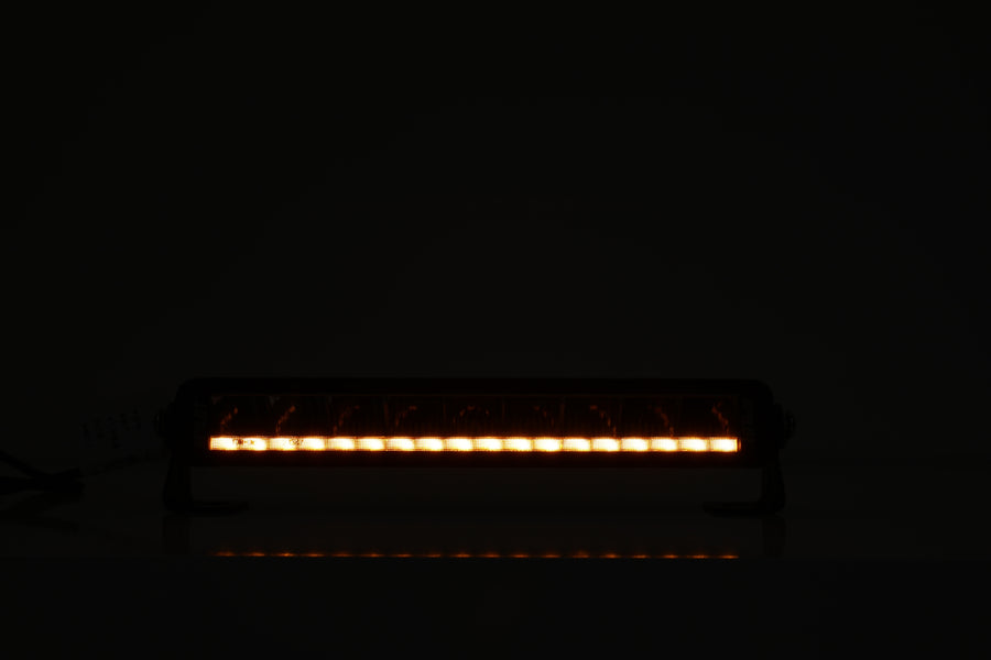 35.5 см Висококачествен 4 в 1 Led Bar Лед Бар Диоден Прожектор DRL с бяла габаритна светлина и оранжева аварийна блиц 50W 2100LM