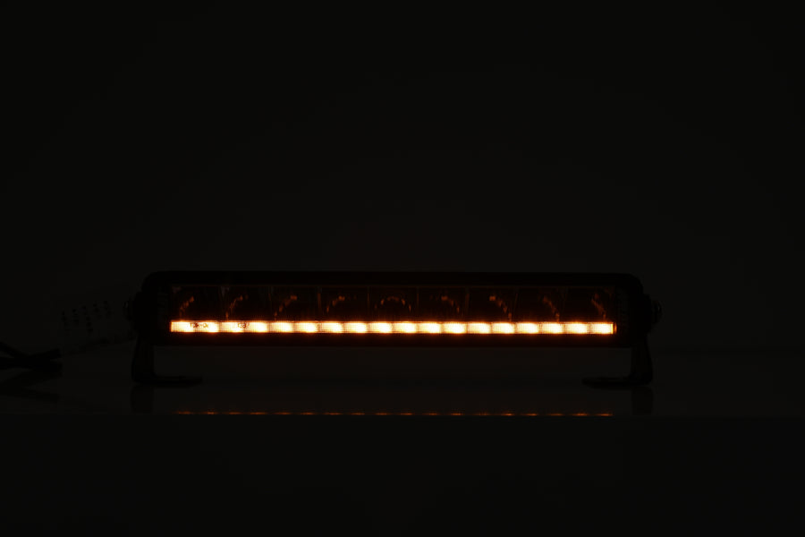 35.5 см Висококачествен 4 в 1 Led Bar Лед Бар Диоден Прожектор DRL с бяла габаритна светлина и оранжева аварийна блиц 50W 2100LM