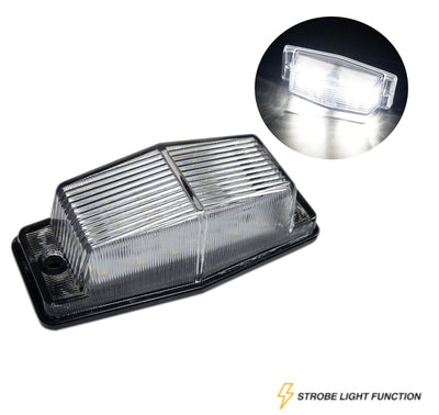 LED Лед Диоден Бял Габарит Мигаща светлина 12 Диода 12V - 24V За Камион Трактор Багер Селскостопански Машини и др.
