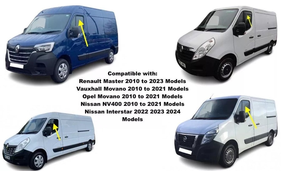 Комплект от 2бр. ветробрани за Renault Master / Opel Movano 2010+