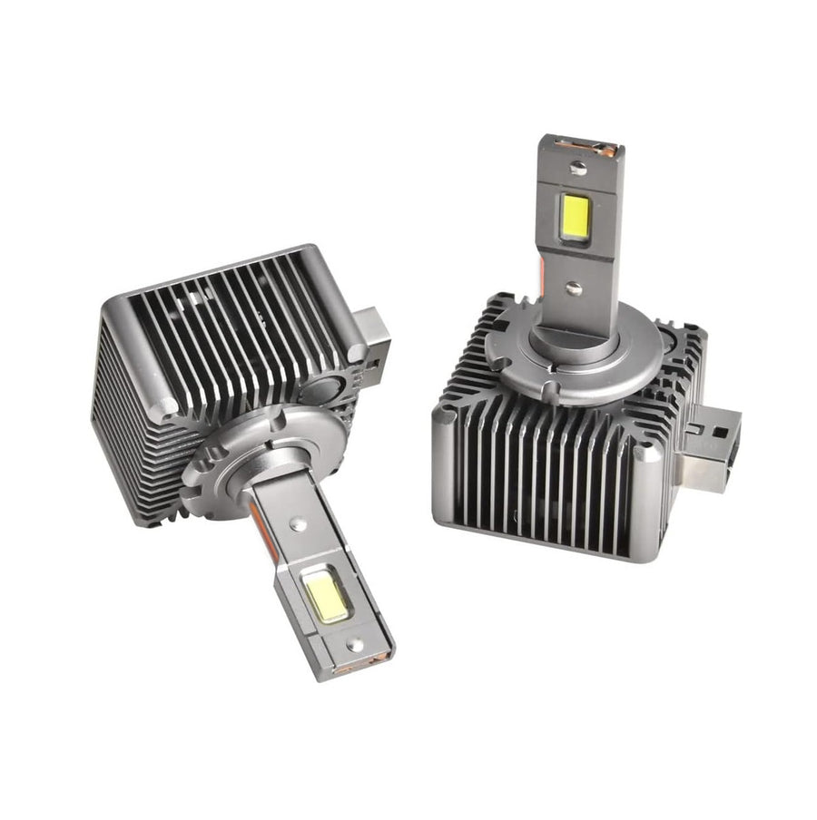 Комплект от 2 броя LED диодни крушки D1S за xenon 12-24V 10000lm Canbus без грешки