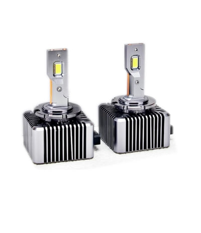 Комплект от 2 броя LED диодни крушки D1S за xenon 12-24V 10000lm Canbus без грешки