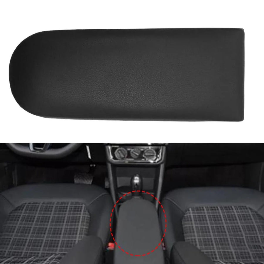 Капак за подлакътник VW Golf 4, Bora, Beetle, Polo, Passat, Jetta,Skoda MK1 с черно кожено покритие