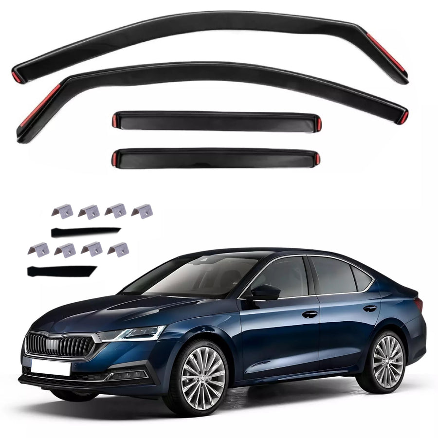 Комплект от 4бр. ветробрани за SKODA OCTAVIA 4 - седан - 2020+
