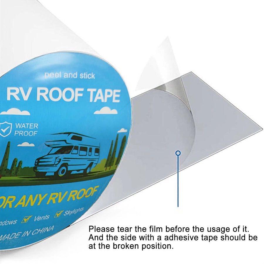 Бутилова Тиксо водоустойчиво за изолация за Покриви - 10см х 5м - RV ROOF TAPE