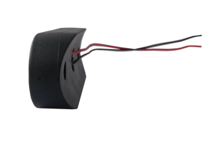 Опушен LED габарит, маркер, токос, Оранжев, 4 диода, 12V-24V - с извит гръб за монтаж на Ролбар, Булбар