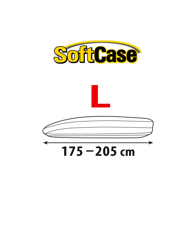 Покривало за автобокс Kegel серия Soft Case размер L черно 175-205cm