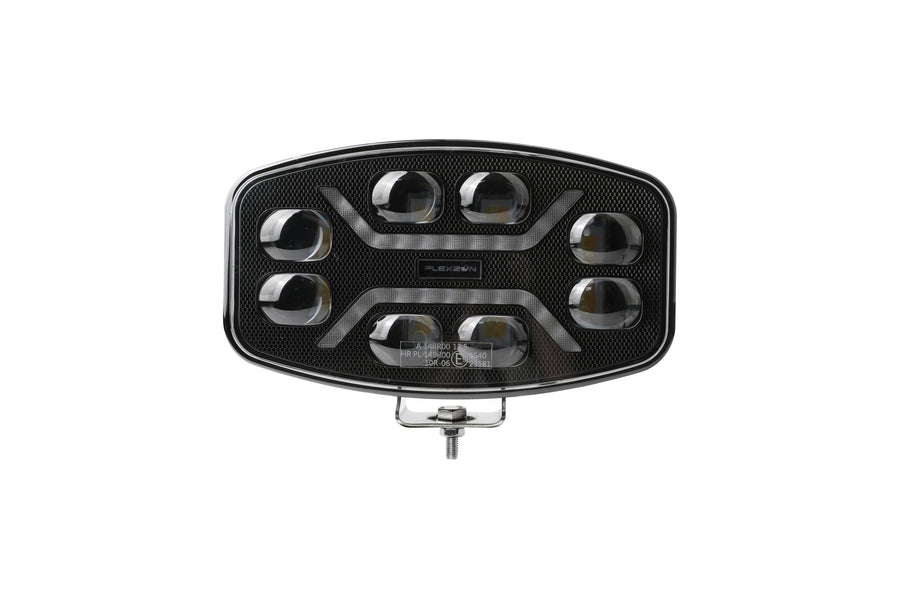 LED Халоген Фар DRL бяла/жълта светлина - 12-24V за джип, камион, агротехника и др.