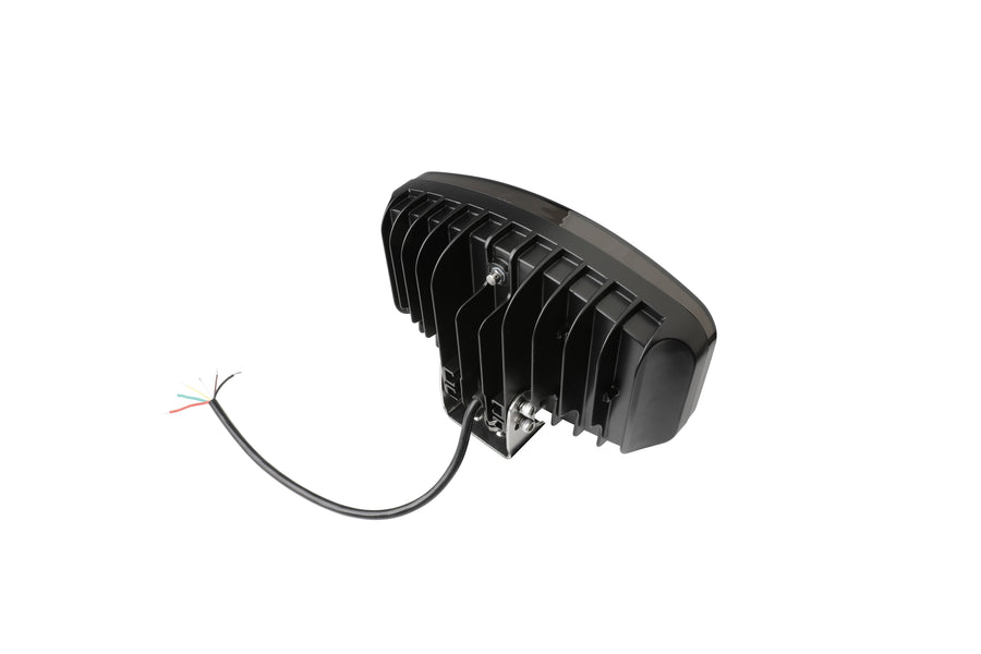 LED Халоген Фар DRL бяла/жълта светлина - Опушен - 12-24V за джип, камион, агротехника и др.
