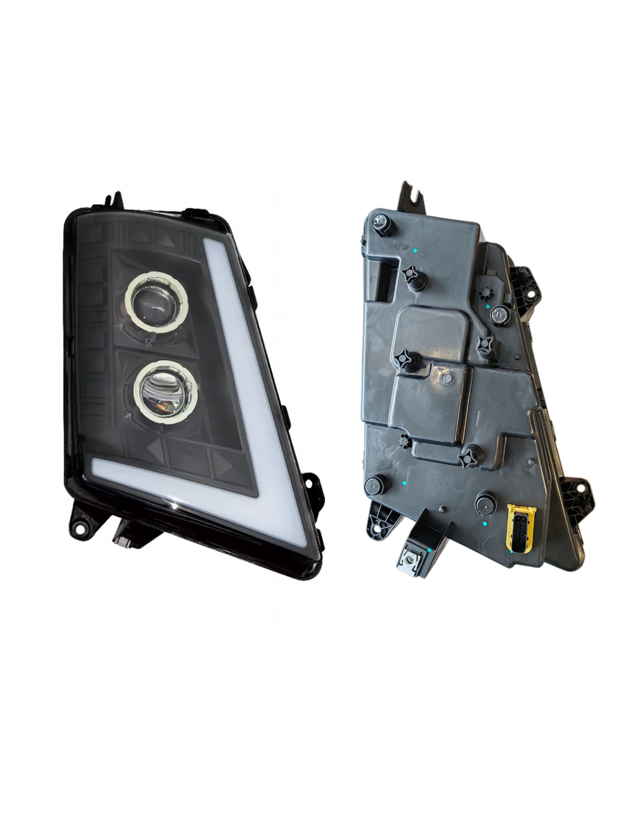 Десен LED Фар с къси, дълги и дневни DRL светлини за VOLVO FH4 / FM4 2012+ OEM: 21221135, 22239217, 22239253