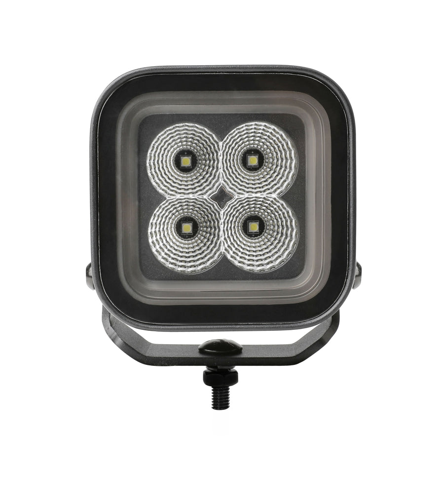 30W LED Халоген Бял, Разпръсната светлина с жълта и червена DRL светлина 12V-24V