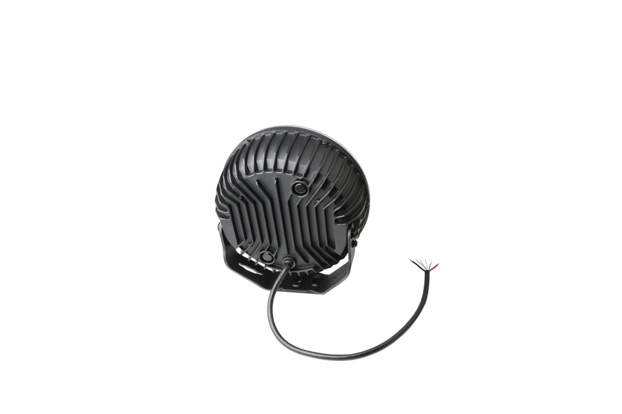 LED комбиниран халоген Flexzon Ø228 мм 12–24V, 175W, 11000 lm, оранжев/бял DRL и аварийна блиц светлина с 4 режима, E-mark, IP67/69K