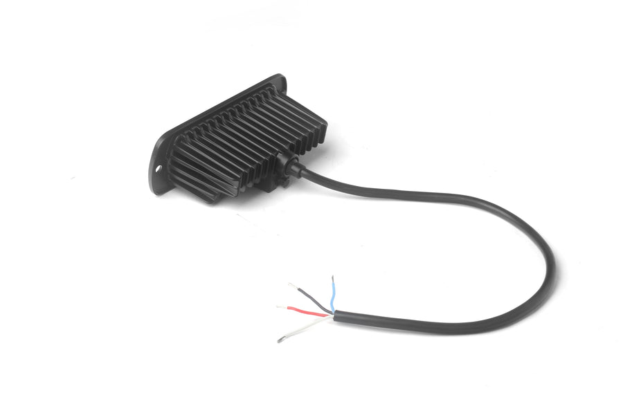LED комбиниран халоген Flexzon / работна лампа с бял DRL и предупредителна светлина R65, за вграждане, 4 функции, IP65/67K, 12–24V