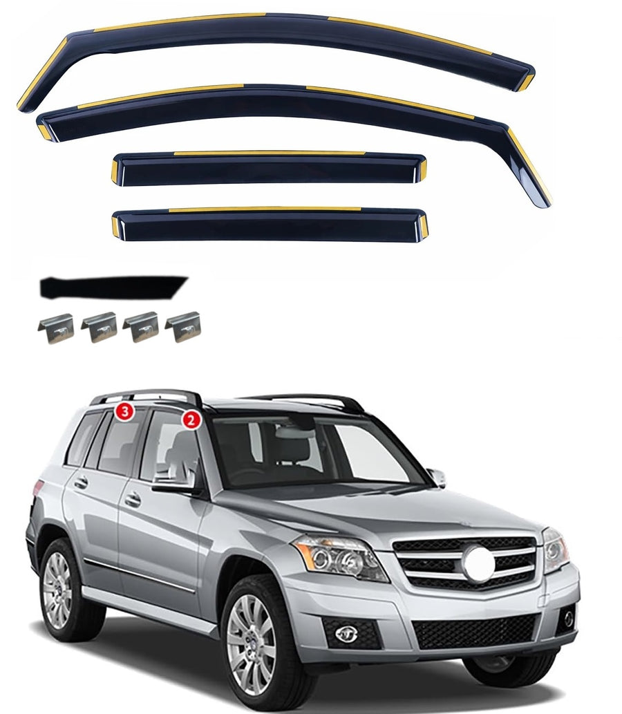 Комплект от 4бр. ветробрани за Mercedes Benz GLK X204 2008-2015