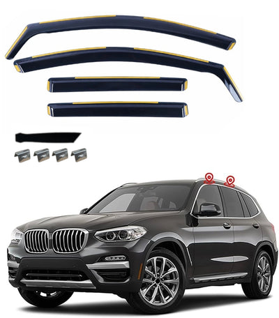 Комплект от 4бр. ветробрани за BMW X3 G01 2017 - 2023 г.