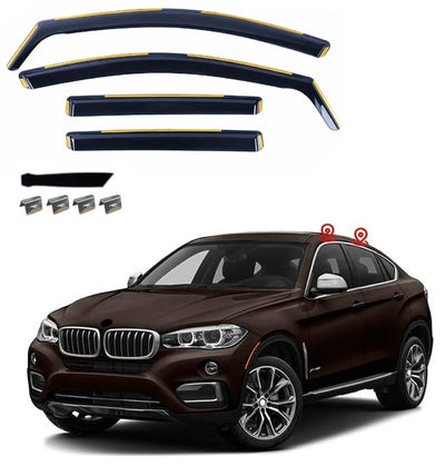 Комплект от 4бр. ветробрани за BMW X6 F16 2014 - 2018 г.