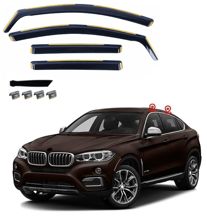 Комплект от 4бр. ветробрани за BMW X6 F16 2014 - 2018 г.