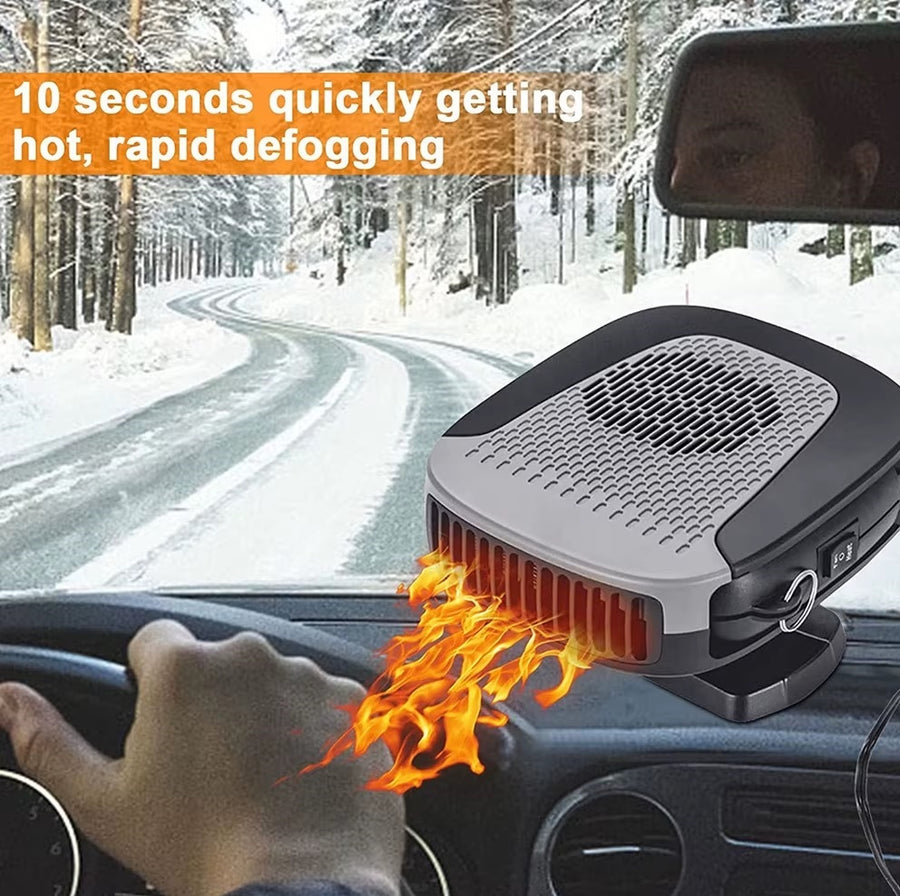 Автомобилна печка с вентилатор 4 сезона 12V 150W – режим отопление / вентилатор, размразяване и обезпотяване