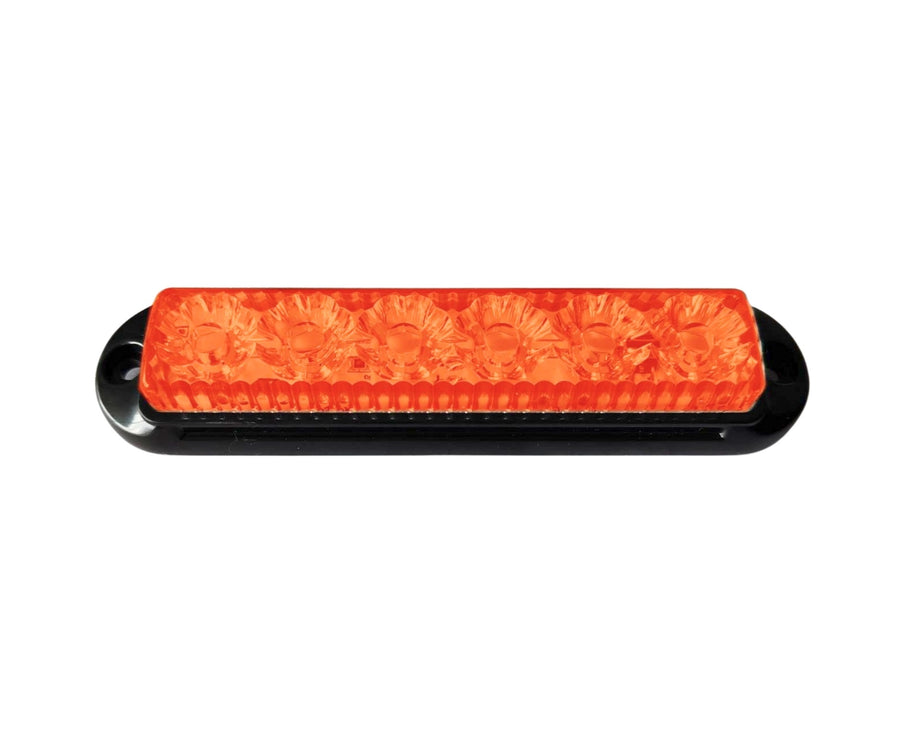 LED аварийна / сигнална лампа (Flash) – Жълта 6 Диода 4 режима 12V-24V