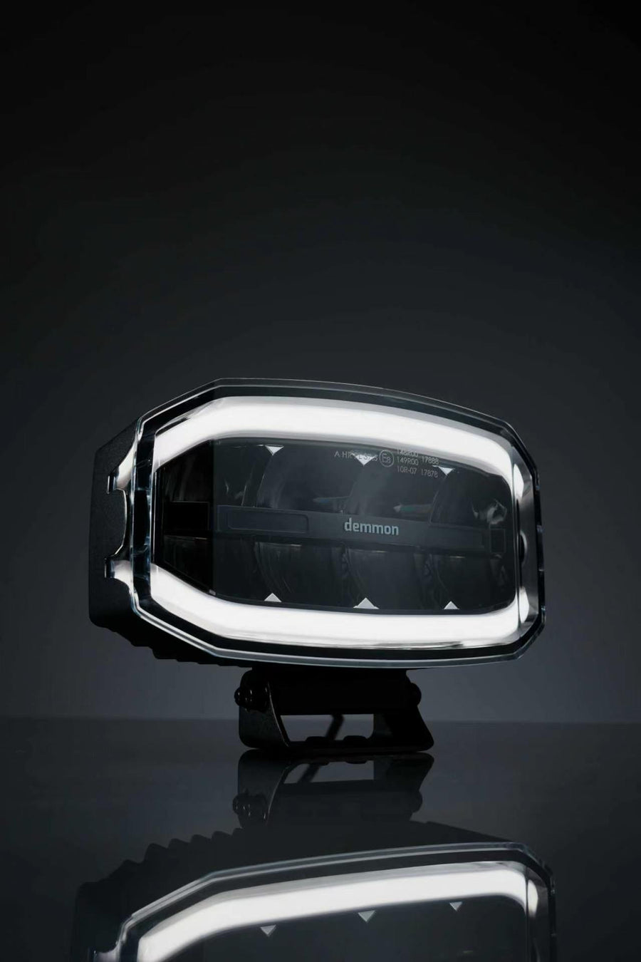 LED Халоген Demmon 10 (244mm) IP67, 9-32V 90W E-MARK (ECE R148/R149/R10) с Динамична Бяла и Оранжева DRL Светлина-Мигач
