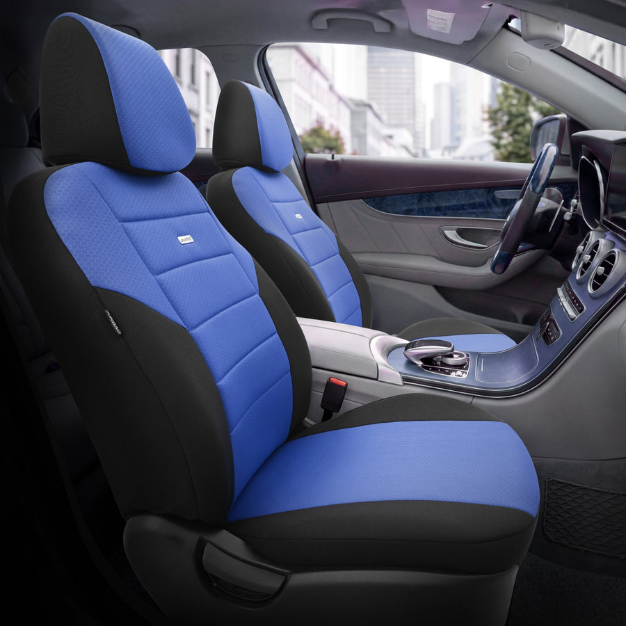 Комплект Тапицерия SelectedFit One Design by OTOM текстил – Черно-Синя, за Предни и Задни Седалки