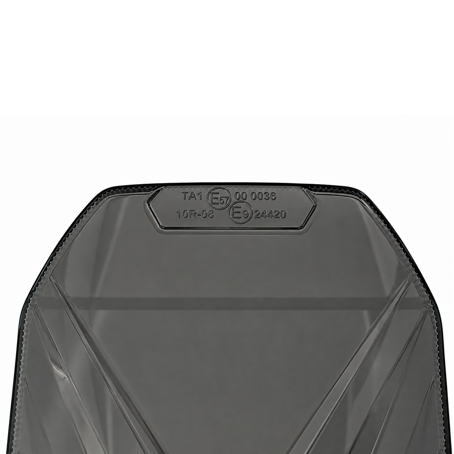 LED аварийна лампа 30W, 68 LED, 20 режима, магнитен монтаж с вендузи, E-Mark E9/E57, R65, IP67, 12–24V, оранжева светлина, опушен корпус