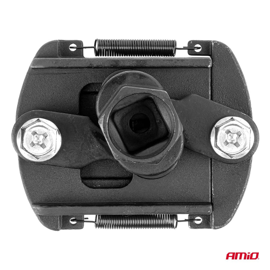Регулируем ключ AMiO за маслен филтър, 60–80 mm, CrV, за монтаж и демонтаж